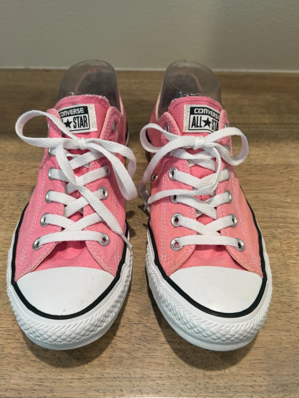 Converse Chuck Taylor All Star Low Top Pink Sneakers Womens 10 - Picture 6 of 9